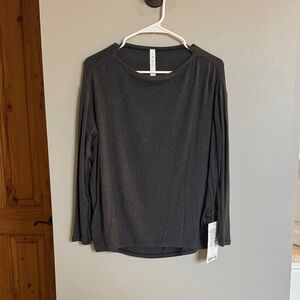 lululemon athletica Dark Gray Long Sleeve Top